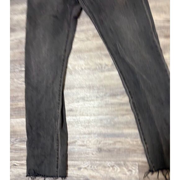 Levi’s 501 Jeans 29x32 Black Button Fly Distressed Frayed Hem Grunge Streetwear - Picture 3 of 12